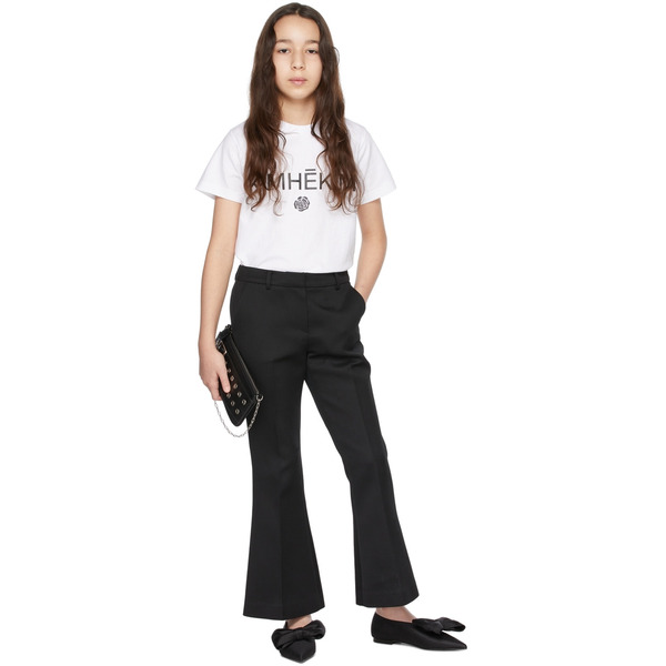  KimhĒkim Kids White Logo Rose T-shirt 