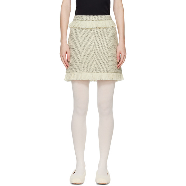  KimhĒkim Off-white Theresa Miniskirt 
