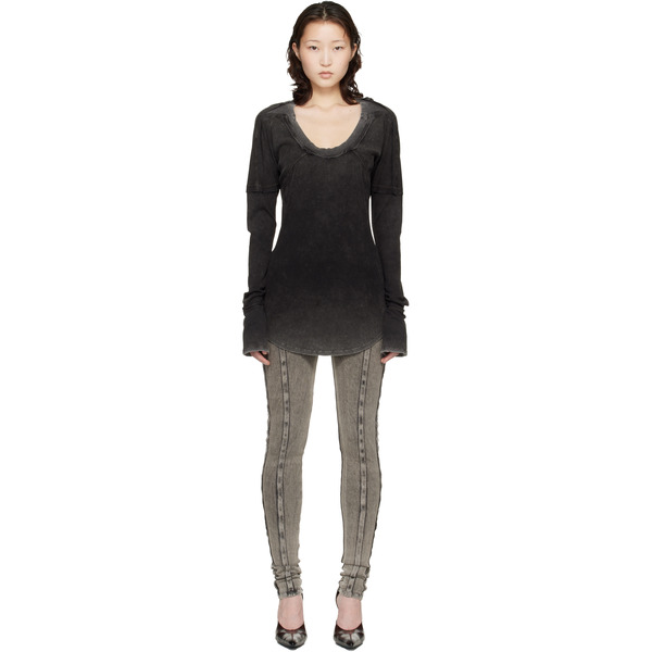  Knwls Black Bellona Tunic Minidress 