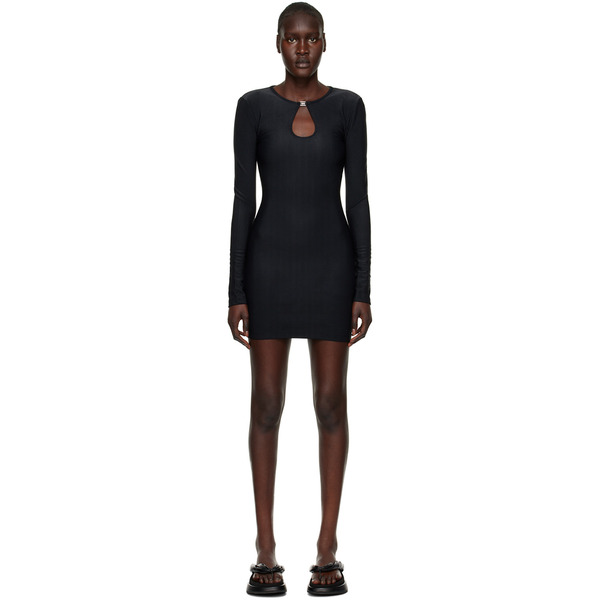  Ksubi Black Charmed Keyhole Minidress 