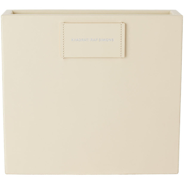  Kvadrat/raf Simons Off-white Large Leather Accessory Box 