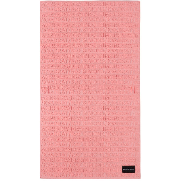  Kvadrat/raf Simons Pink Beach Towel 