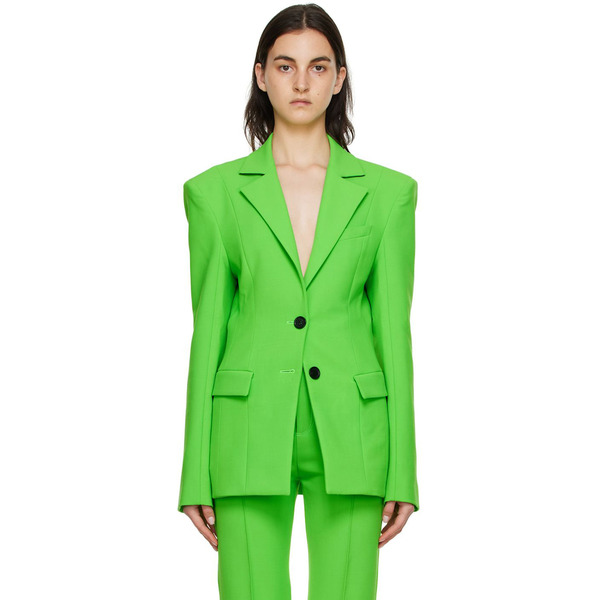  Kwaidan Editions Green Polyester Blazer 