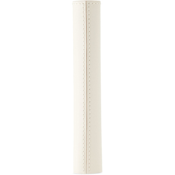  La Bouche Rouge Refillable Leather Mascara Case – White 