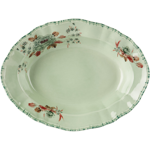  Laboratorio Paravicini Green Veranda Camelia Risottiera Serving Plate 