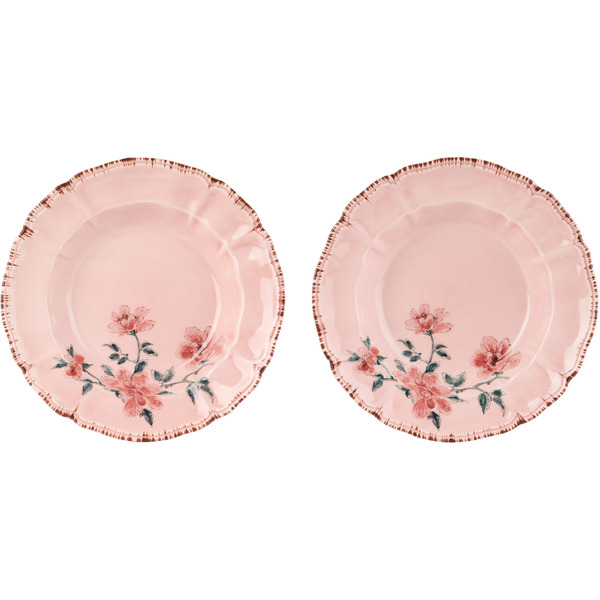  Laboratorio Paravicini Pink Lisa Corti Edition Pesco Rosa Pasta Plate Set 