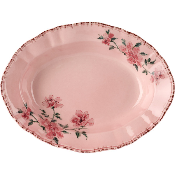  Laboratorio Paravicini Pink Veranda Pesco Rosa Risottiera Serving Plate 
