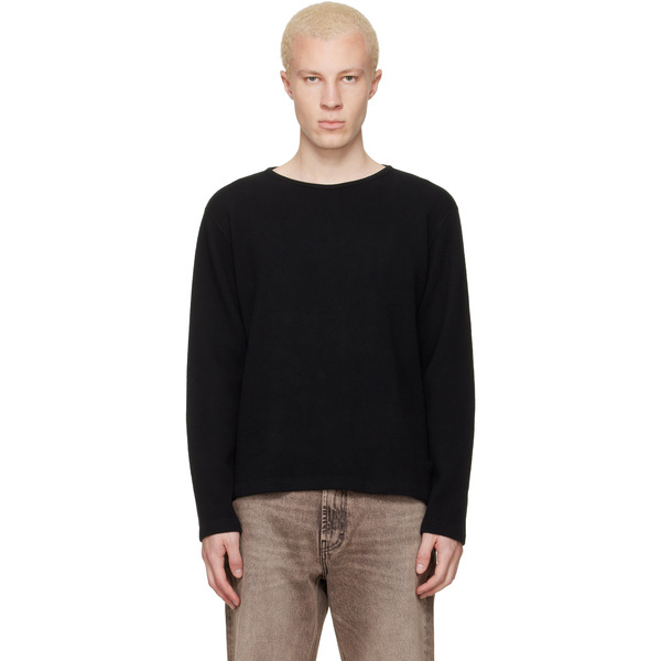  Lady White Co. Black Ring Sweater 