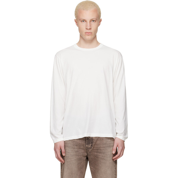  Lady White Co. White Binded Dry Lite L/s T-shirt 