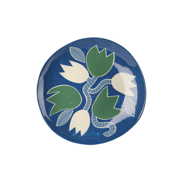  Laetitia Rouget Blue Tulip Fruit Platter 