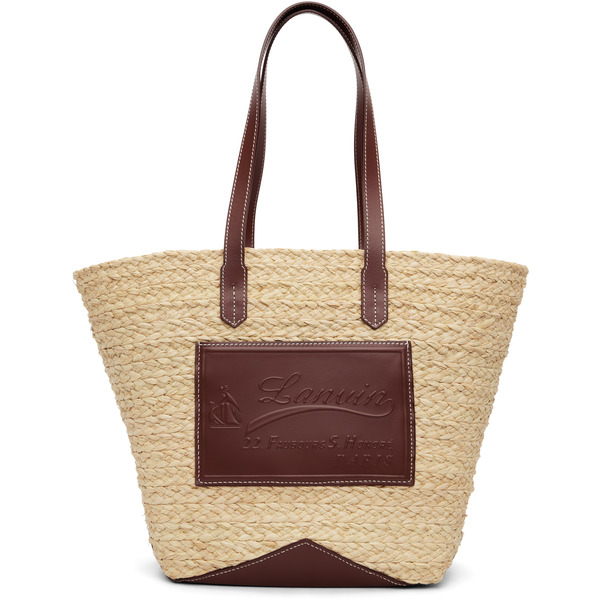  Lanvin Beige Catch Medium Tote 