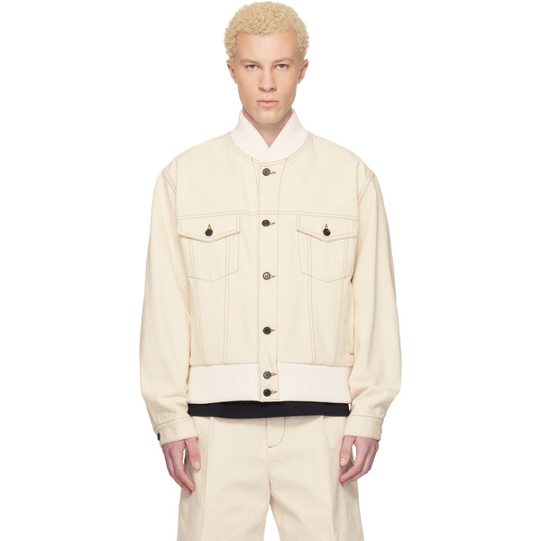  Lanvin Off-white Teddy Jacket 