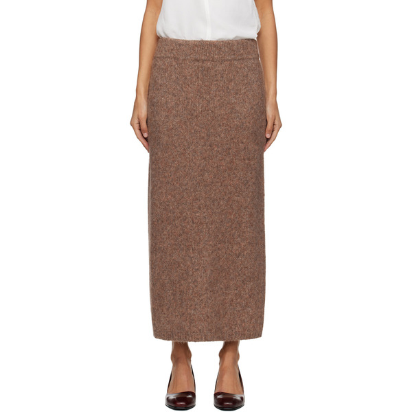  Lauren Manoogian Beige Loft Pencil Midi Skirt 