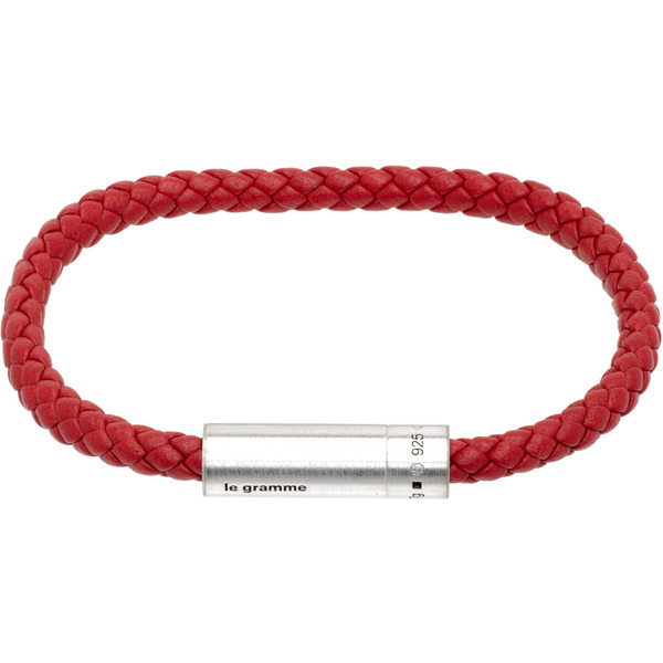  Le Gramme Leather Cable 'le 7g' Bracelet 