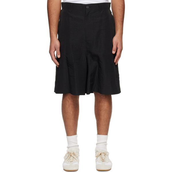  Le17septembre Black Adjustable Bermuda Shorts 