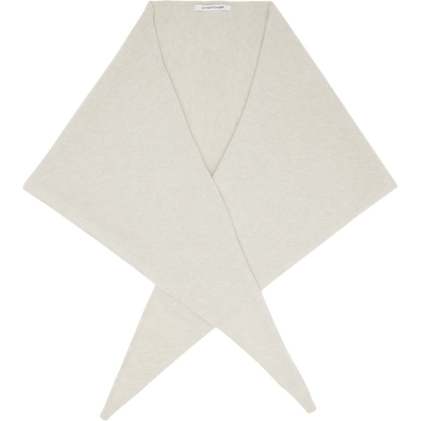  Le17septembre Gray Cashmere Blend Muffler Scarf 