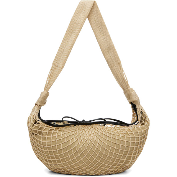  Lemaire Beige Croissant Filt Bag 