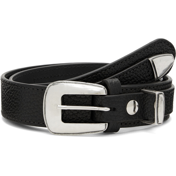  Lemaire Black Minimal Western Belt 