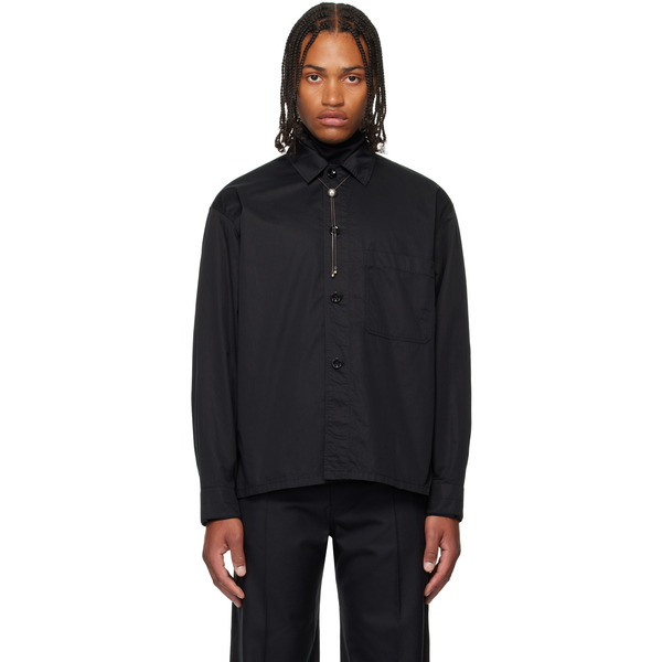  Lemaire Black Pyjama Shirt 