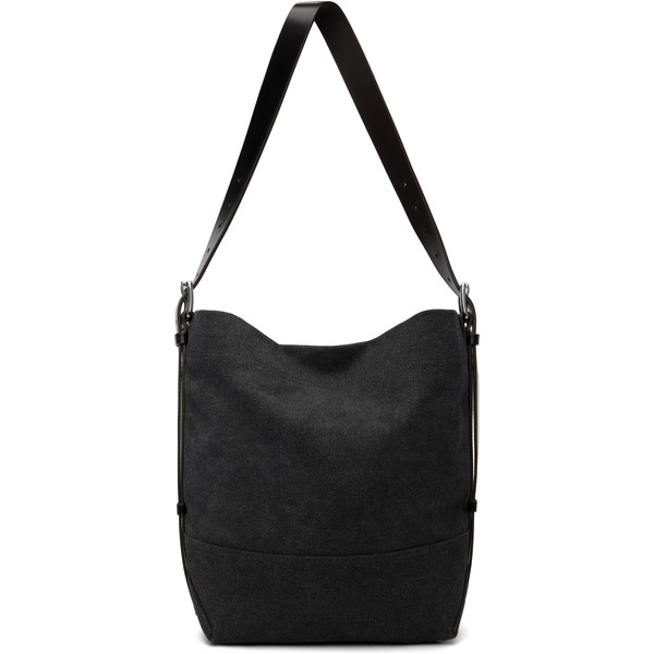  Lemaire Black Small Belted Tote 