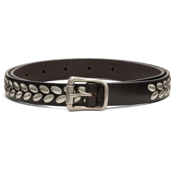  Lemaire Brown Almond Stud Belt 