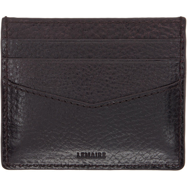  Lemaire Brown Gear Card Holder 
