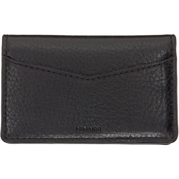  Lemaire Brown Gear Pocket Organizer Card Holder 