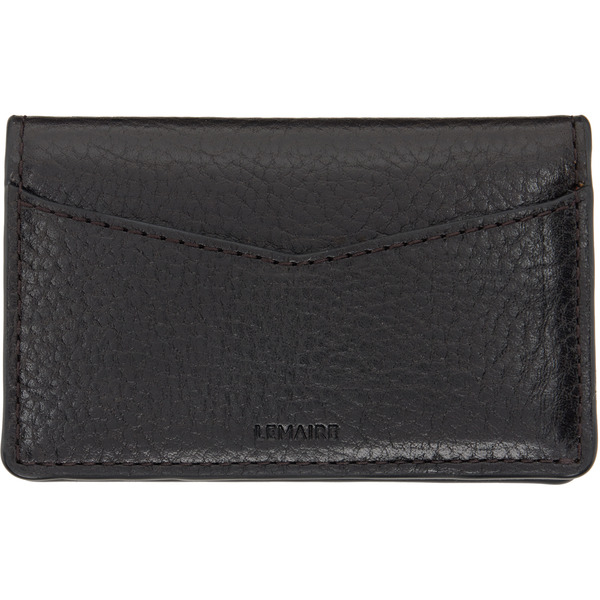  Lemaire Brown Gear Pocket Organizer Card Holder 