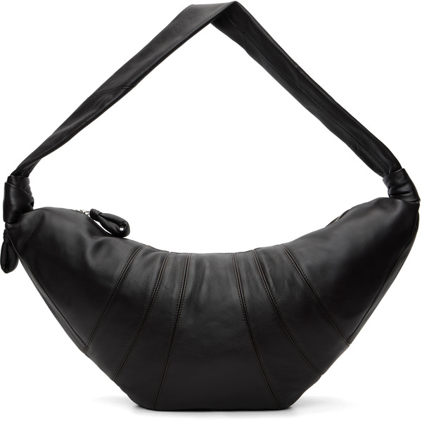  Lemaire Brown Large Croissant Bag 
