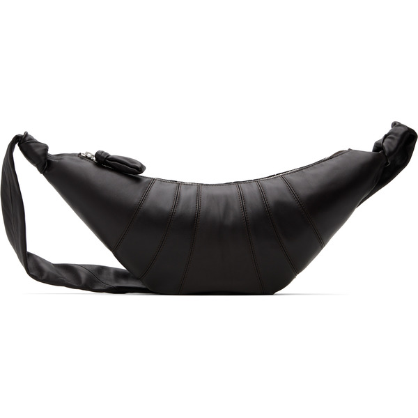  Lemaire Brown Medium Croissant Bag 