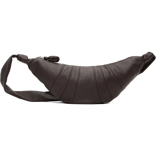  Lemaire Brown Medium Croissant Bag 