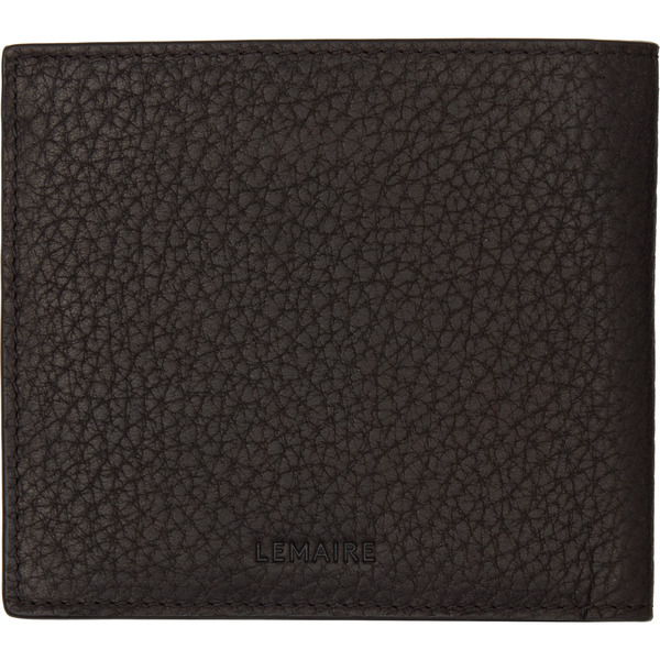  Lemaire Brown Soft Tab Bifold Wallet 