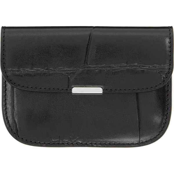  Lemaire Brown Soft Tab Card Holder 