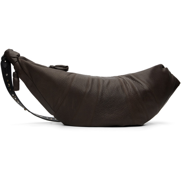  Lemaire Brown Western Studs Large Croissant Bag 