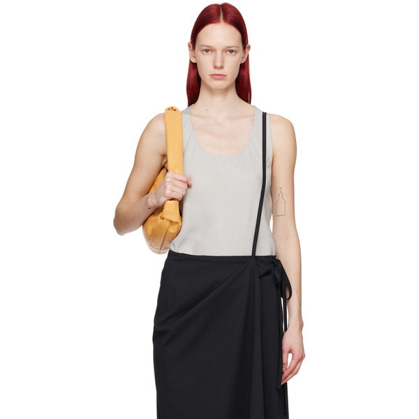  Lemaire Gray Bias-cut Tank Top 