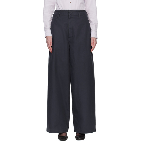 Lemaire Navy Large Chino Trousers 