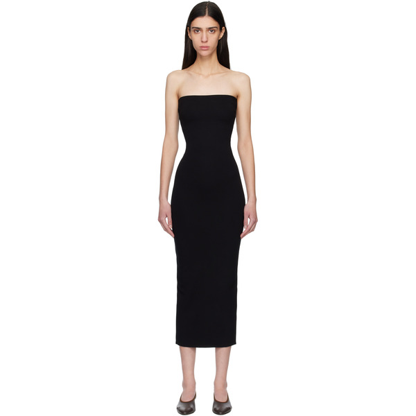 Leset Black Rio Bandeau Midi Dress 