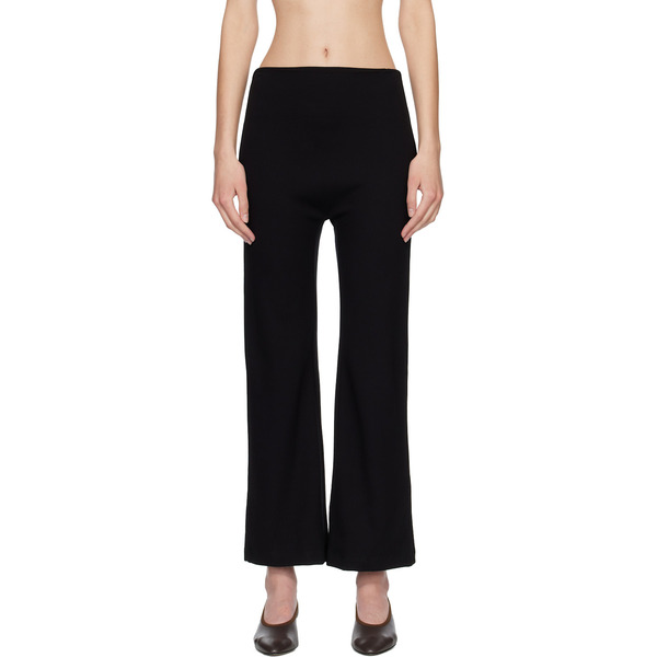  Leset Black Rio High Waist Flare Trousers 