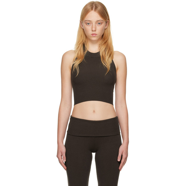  Leset Brown Grace Tank Top 