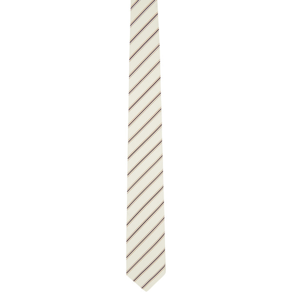  Lgn Louis Gabriel Nouchi Off-white Rayée Tie 