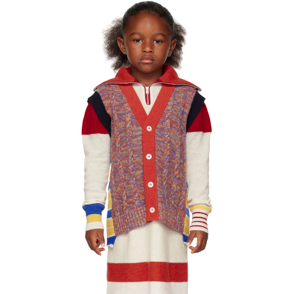  Ligne Noire Kids Multicolor Melange Vest 