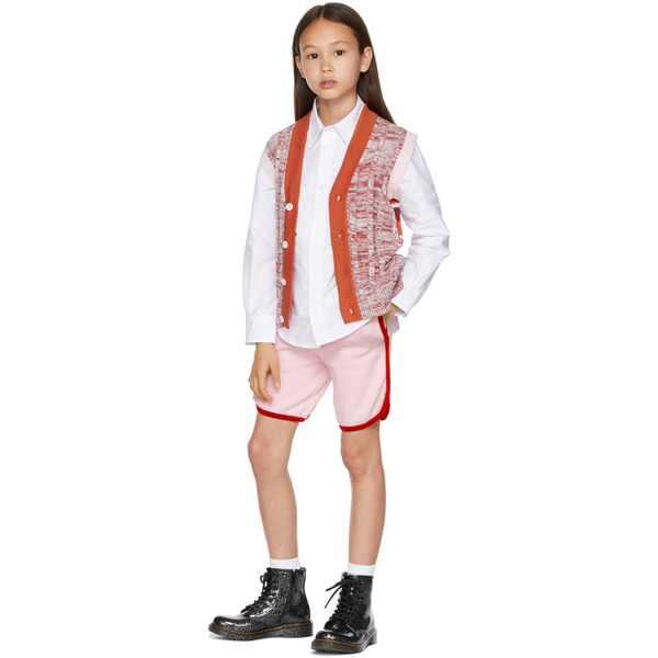  Ligne Noire Kids Pink Boxer Shorts 