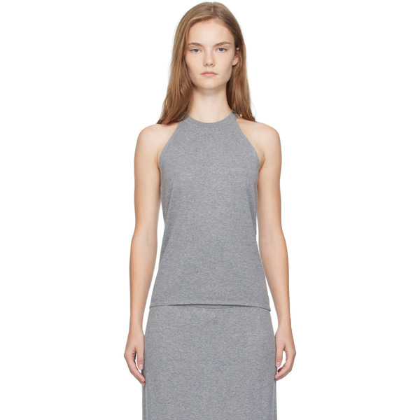  Lisa Yang Gray Bria Tank Top 