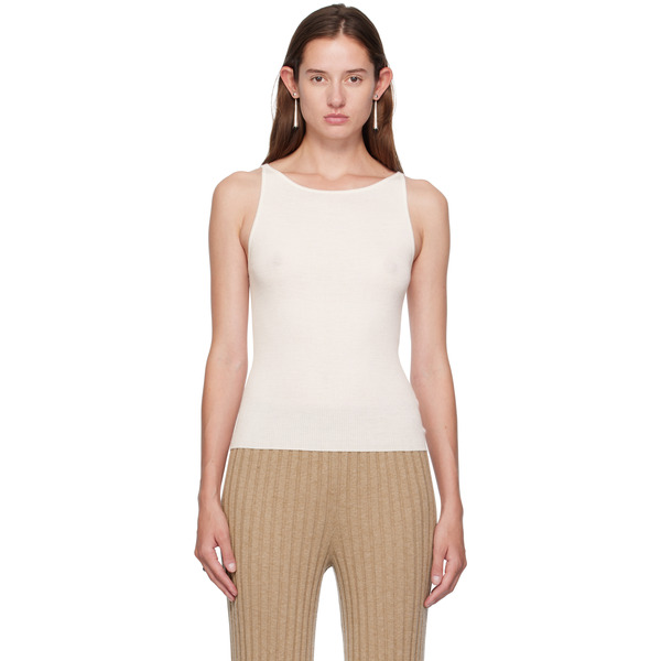  Lisa Yang Off-white Lynette Tank Top 