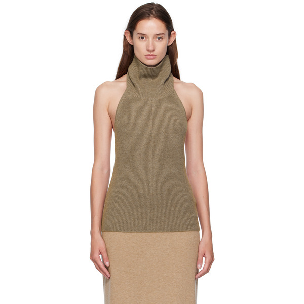  Lisa Yang Taupe Maddie Top 