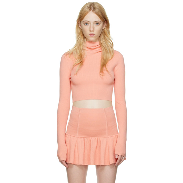  Live The Process Pink Dormer Balaclava Hoodie 