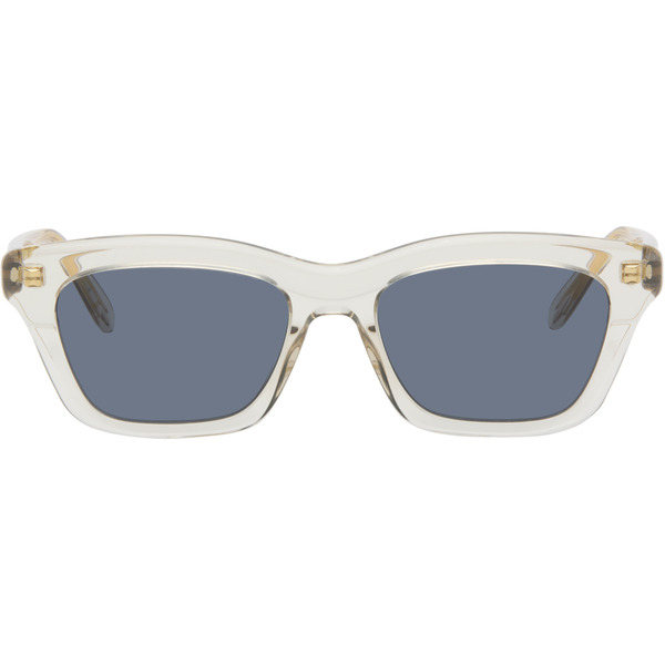  Loewe Beige Sigma Slim Sunglasses 