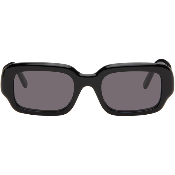  Loewe Black Rectangular Slim Sunglasses 