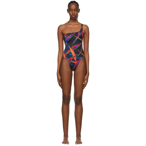  Louisa Ballou Multicolor Recycled Nylon One-piece Swimsuit 