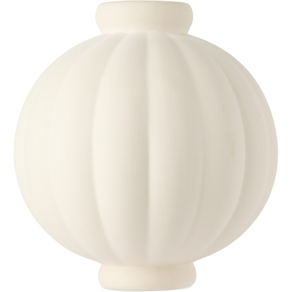  Louise Roe White Balloon 01 Ceramic Vase 